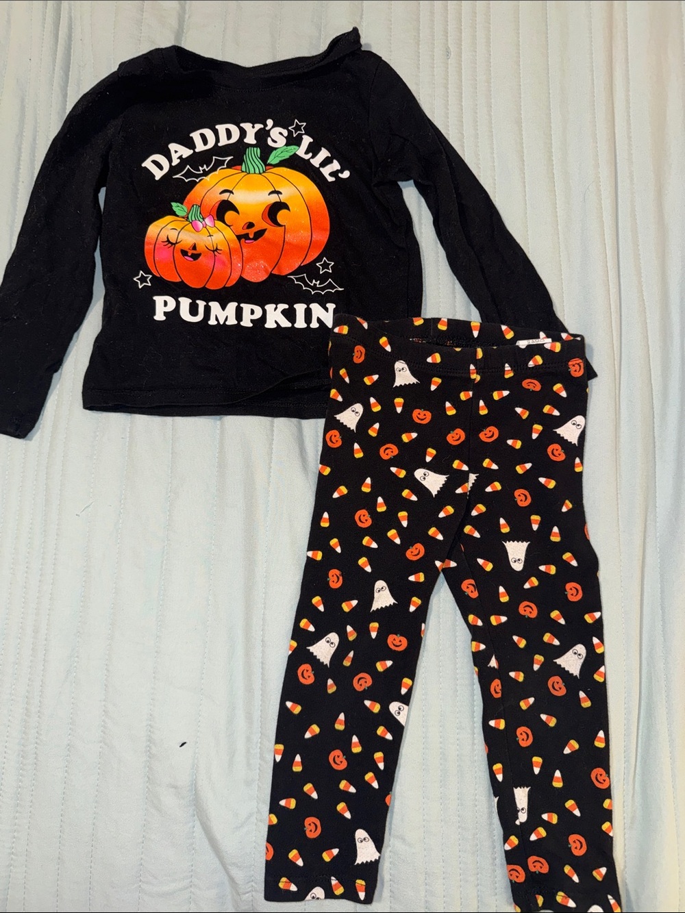 Daddy’s Lil’ Pumpkin Halloween Shirt and Matching Pants